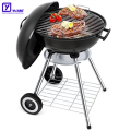 round Charcoal grill vintage cast iron hibachi grill for Outdoor Home or Garden